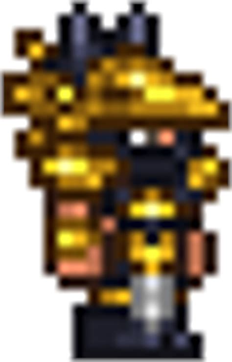 Forbidden armor terraria - I find that the protection of titanium helps, and is easier to get. Once you can defeat a mechanical boss, get hollow armor and use the mage helmet with the armor. Hope this helps! If you have all the titanium bars and are willing to farm forbidden armor id say go for it since titanium armor got nerfed and is slightly jank now.
